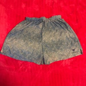 Insport Blue Paisley Running Shorts Used Size Medium